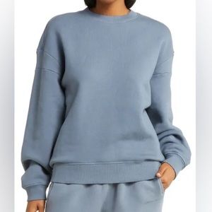 Outdoor Voices Organic Cotton Fleece Sweatshirt